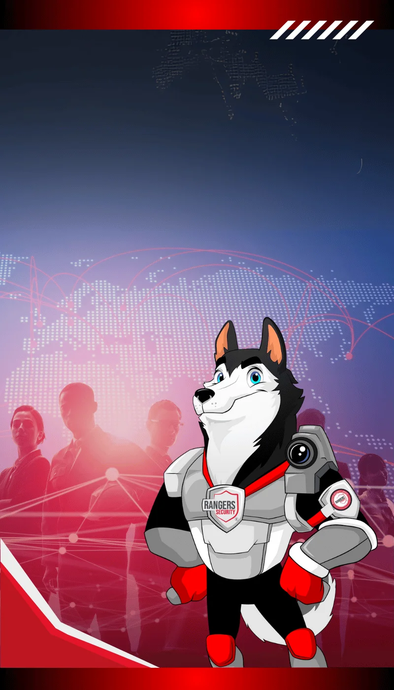 security guard banner patch mobile