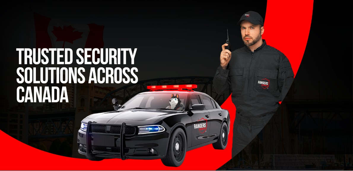 real-time surveillance setup with multiple security camera feeds monitored by rangers security group expert and mascot showcasing 24/7 live video survilance