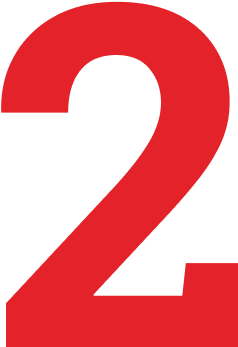 Number Two Red Image  