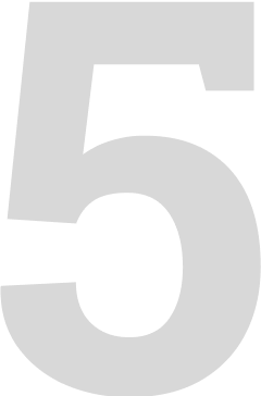 Number Five Shadow Image 