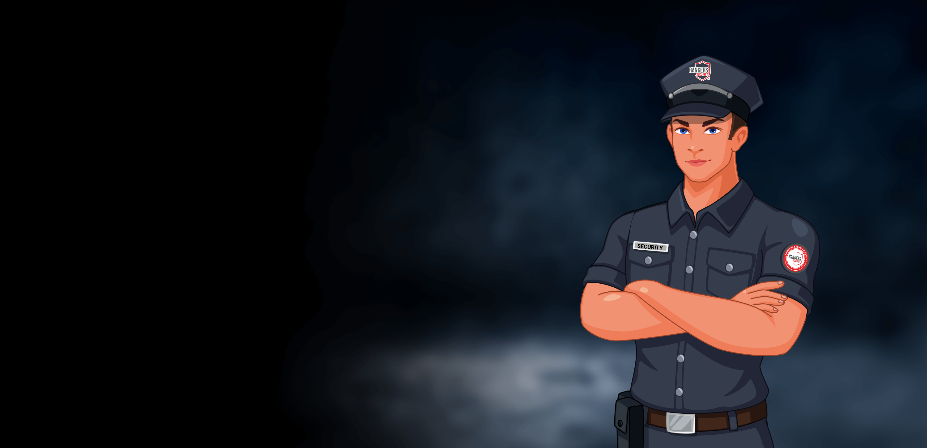 security guard banner patch