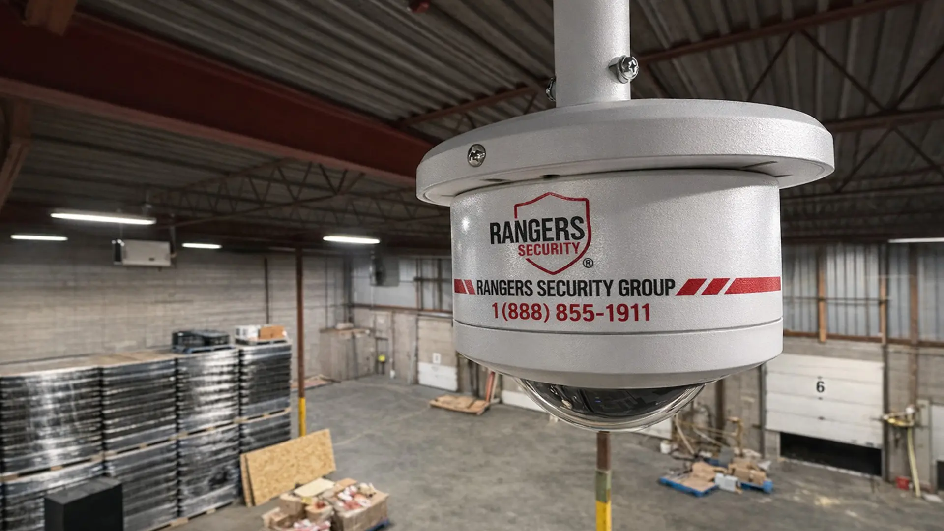 Mascot representing Rangers Security Group’s 24/7 security services in Alberta, including surveillance and on-site protection for complete peace of mind