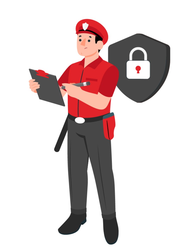 Security guard monitoring multiple surveillance screens, ensuring comprehensive security solutions for various sectors.
