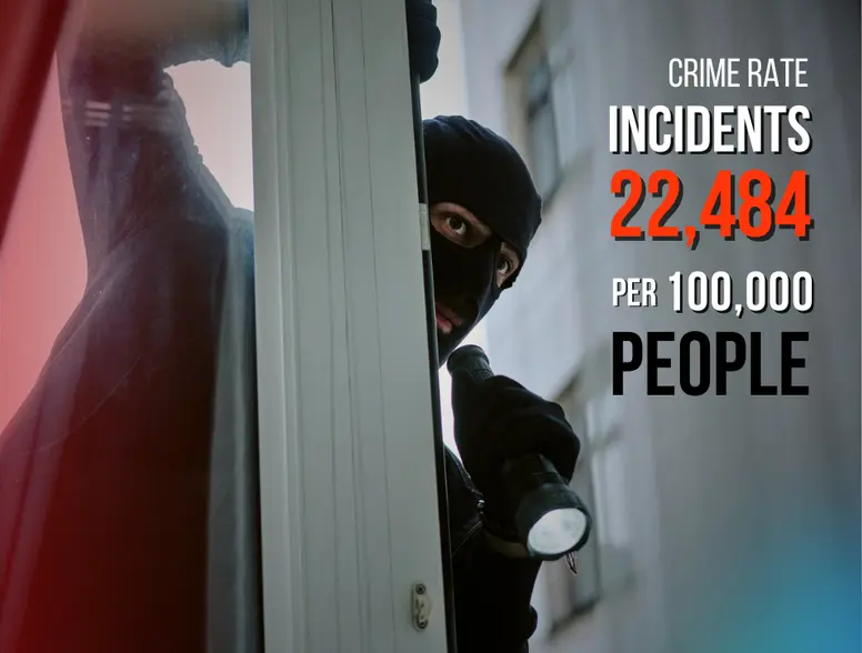 crime rates rising and comprehensive security measures are essential to deter criminal activity.