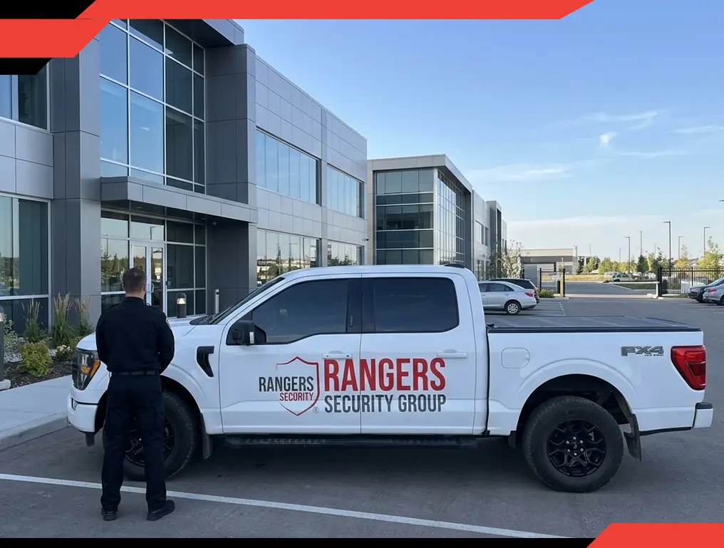 Mobile patrol security guard providing proactive on-site security services in Chestermere.