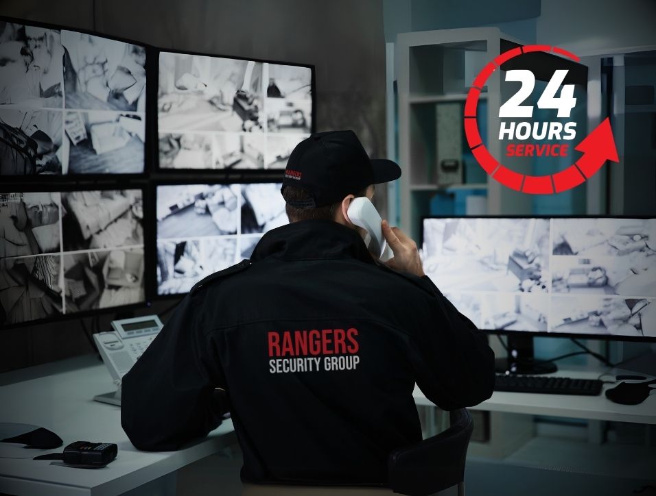 Rangers Security Group’s specialists using real-time surveillance to track and deter criminal activity.