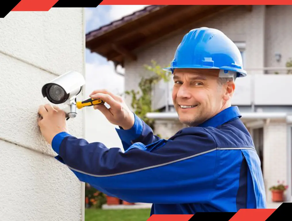 Security camera installation services in Rimbey by Rangers Security Group.