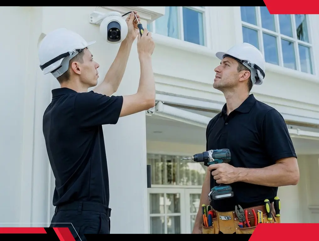 Security camera installation services in Spruce Grove by Rangers Security Group.