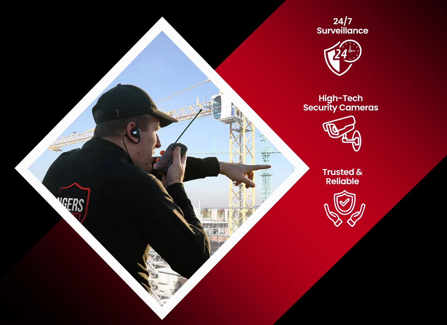 Security expert monitoring a site in real-time, alerting security risk in Alberta to ensure safety and prevent potential threats
