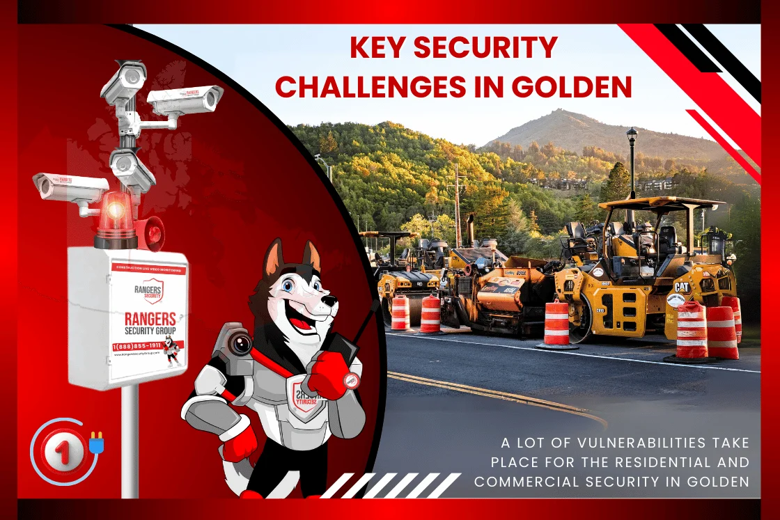 Rangers Security Group’s mascot is addressing key security challenges in Golden, ensuring strong coverage for residential and commercial properties.