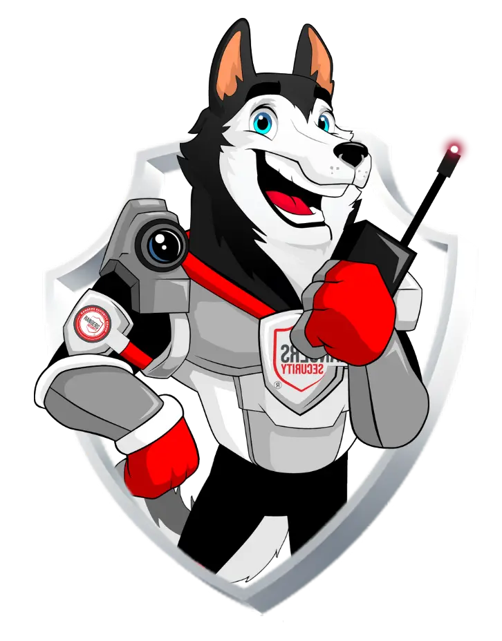 The wolf mascot represents Rangers Security Group’s exceptional customer service, going beyond the standard to ensure client satisfaction.